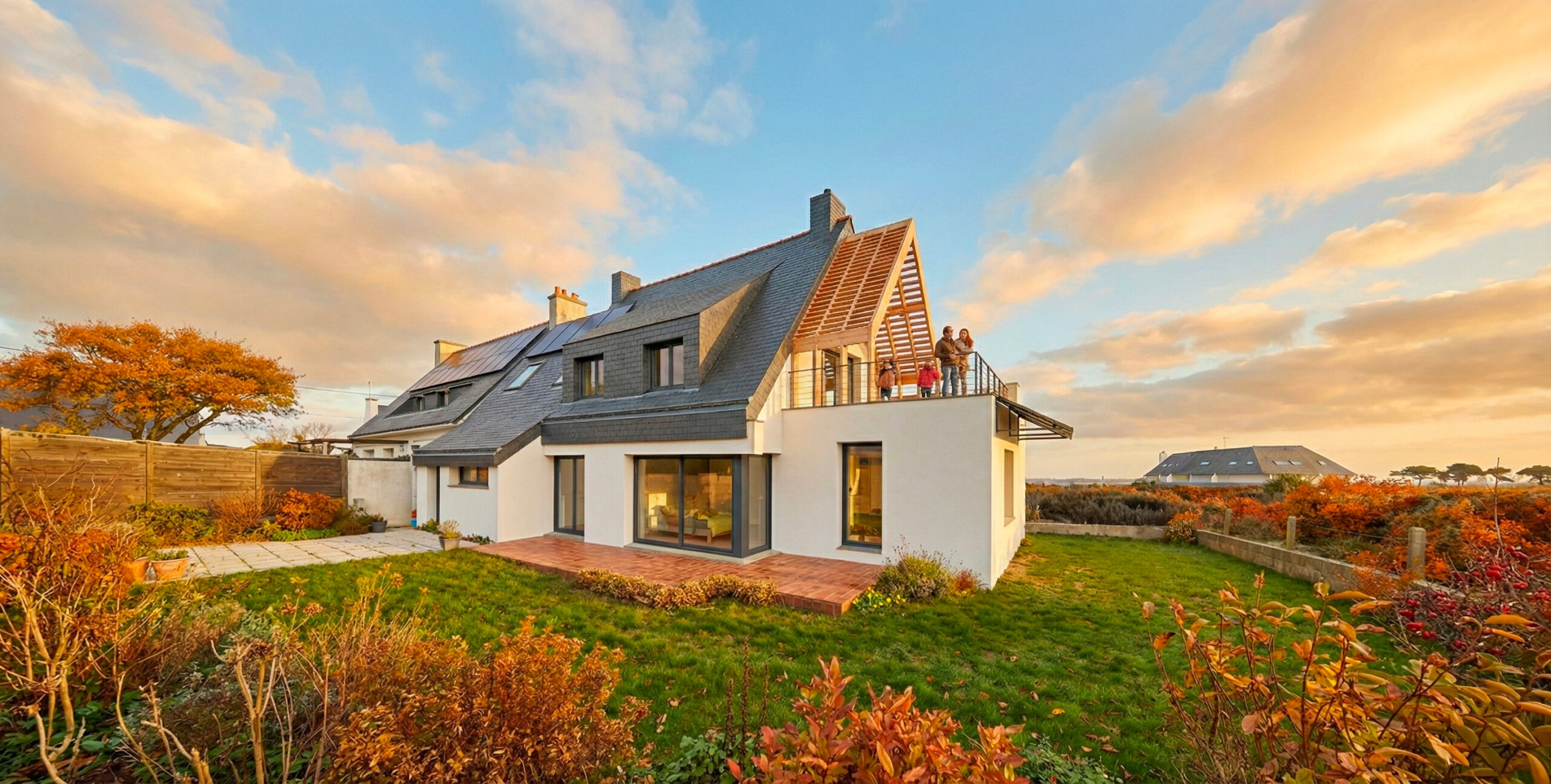 Fort bloqué_Rénovation_Ext Rénovation d'une maison individuelle à Ploemeur - Morbihan - Sven Architecture