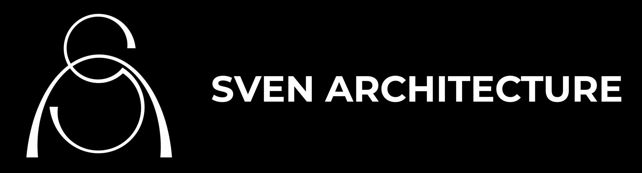 LOGO SVEN_noir sven architecture logo architecte morbihan